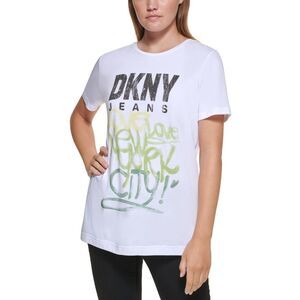 DKNY Jeans Graffiti Logo T-Shirt